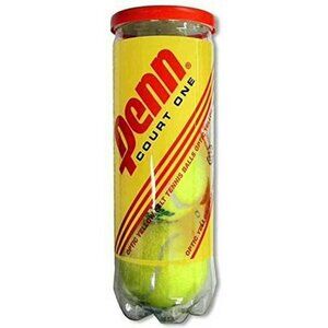 PENN Sports Balls Yellow Set of 3 Durable Crack Resistant Soft Core Construction